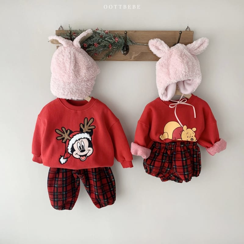 OOTT BEBE - Korean Children Fashion - #Kfashion4kids - Eve Check Pants with Mom - 7