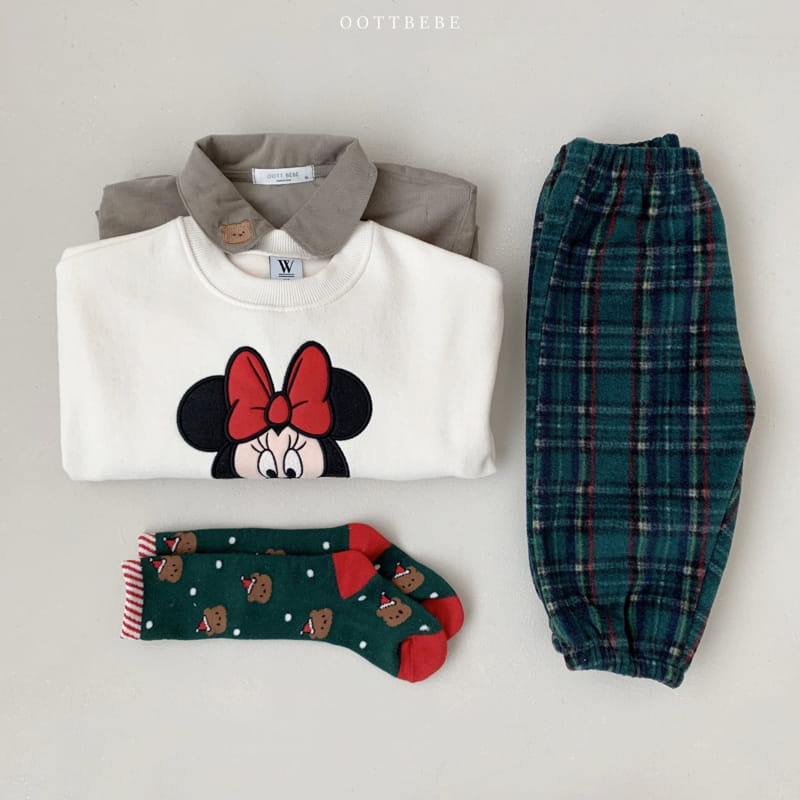 OOTT BEBE - Korean Children Fashion - #Kfashion4kids - Eve Check Pants with Mom - 9