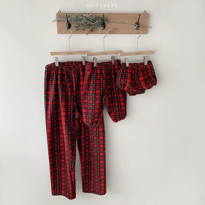 OOTT BEBE - Korean Children Fashion - #Kfashion4kids - Eve Check Bloomer