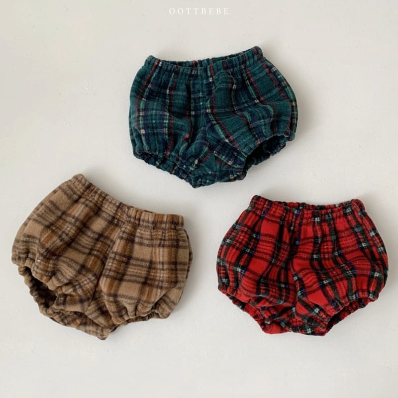 OOTT BEBE - Korean Children Fashion - #Kfashion4kids - Eve Check Bloomer - 4