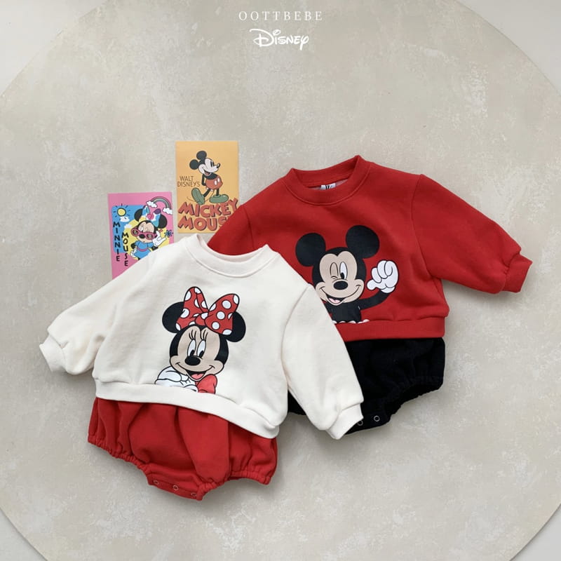 OOTT BEBE - Korean Children Fashion - #Kfashion4kids - Disney Friends Baby Bodysuit - 11