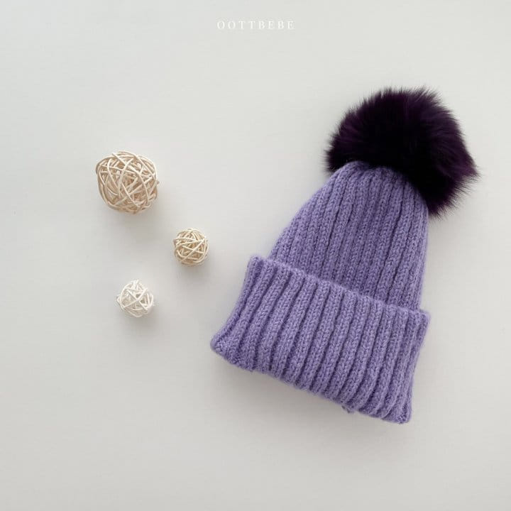 OOTT BEBE - Korean Children Fashion - #Kfashion4kids - Snow Bell Beanie - 4