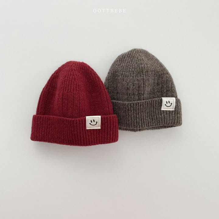 OOTT BEBE - Korean Children Fashion - #Kfashion4kids - Smile Short Beanie - 11