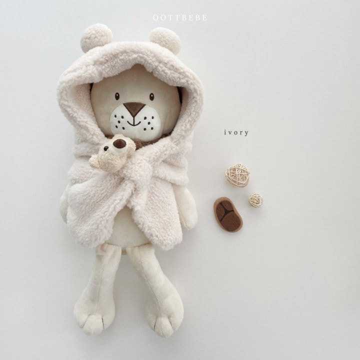 OOTT BEBE - Korean Children Fashion - #Kfashion4kids - Bear Hoody Neck Warmer - 12