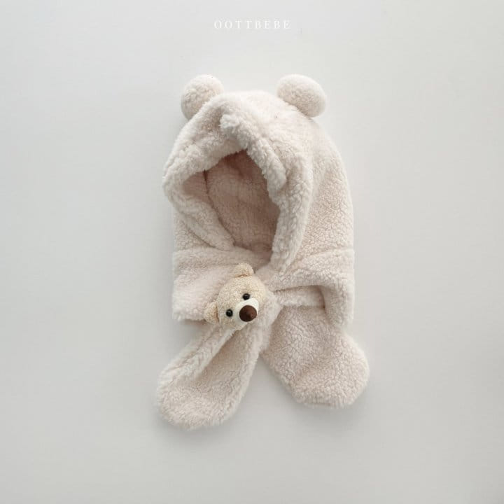 OOTT BEBE - Korean Children Fashion - #Kfashion4kids - Bear Hoody Neck Warmer - 7