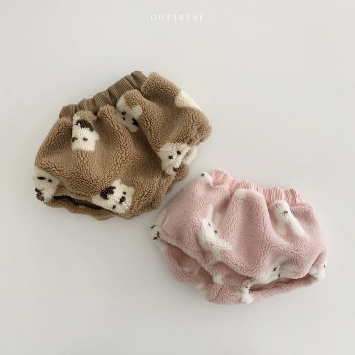 OOTT BEBE - Korean Children Fashion - #Kfashion4kids - Squirrel Rabbit Top Bottom Set - 7