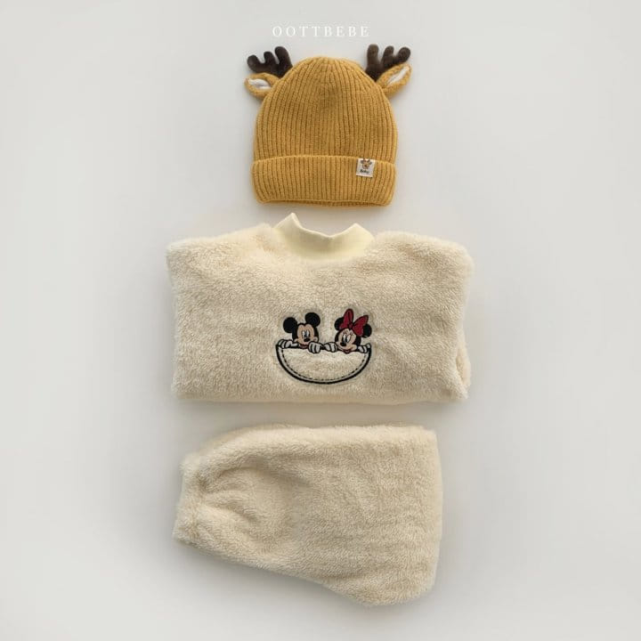 OOTT BEBE - Korean Children Fashion - #Kfashion4kids - Disney Bishon Top Bottom Set