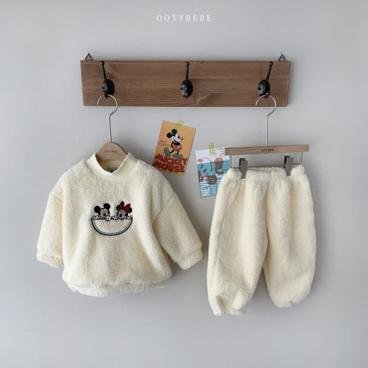 OOTT BEBE - Korean Children Fashion - #Kfashion4kids - Disney Bishon Top Bottom Set - 5