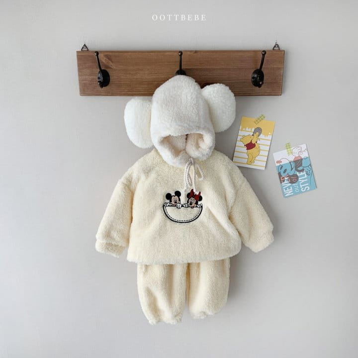 OOTT BEBE - Korean Children Fashion - #Kfashion4kids - Disney Bishon Top Bottom Set - 9