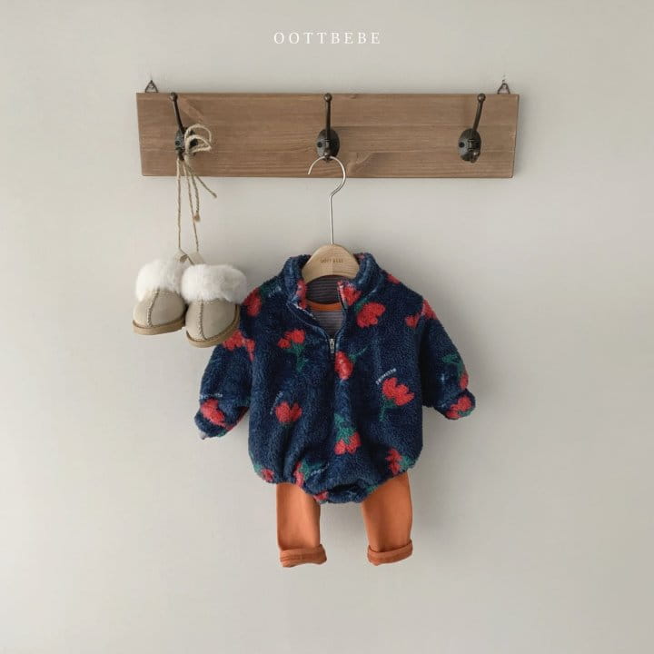 OOTT BEBE - Korean Children Fashion - #Kfashion4kids - Cozy Anorak Bodysuit - 12