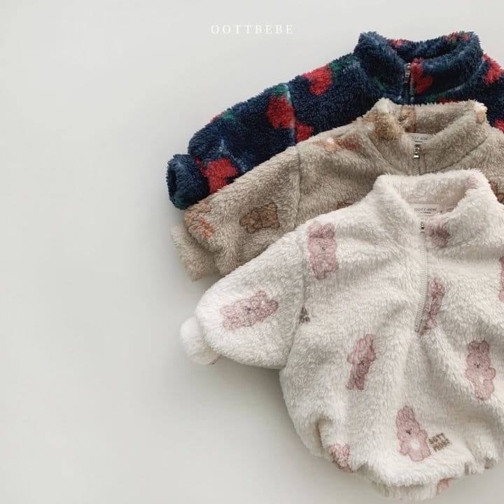 OOTT BEBE - Korean Children Fashion - #Kfashion4kids - Cozy Anorak Bodysuit - 2