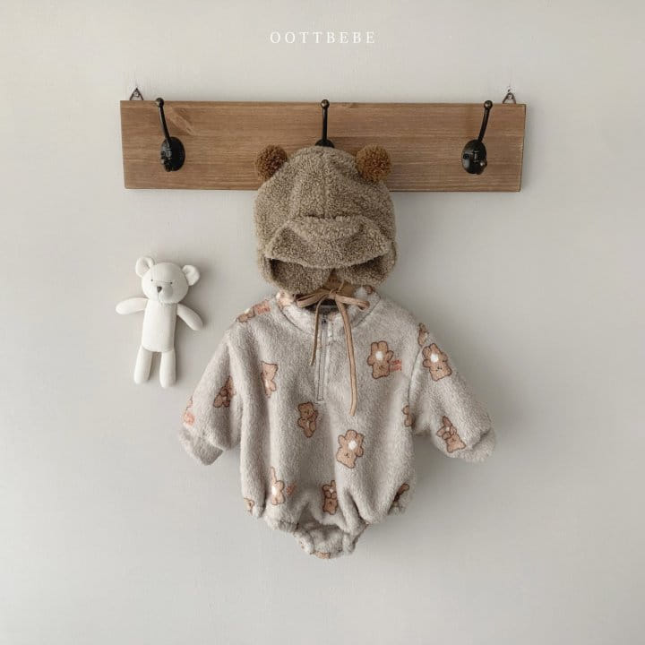 OOTT BEBE - Korean Children Fashion - #Kfashion4kids - Cozy Anorak Bodysuit - 7