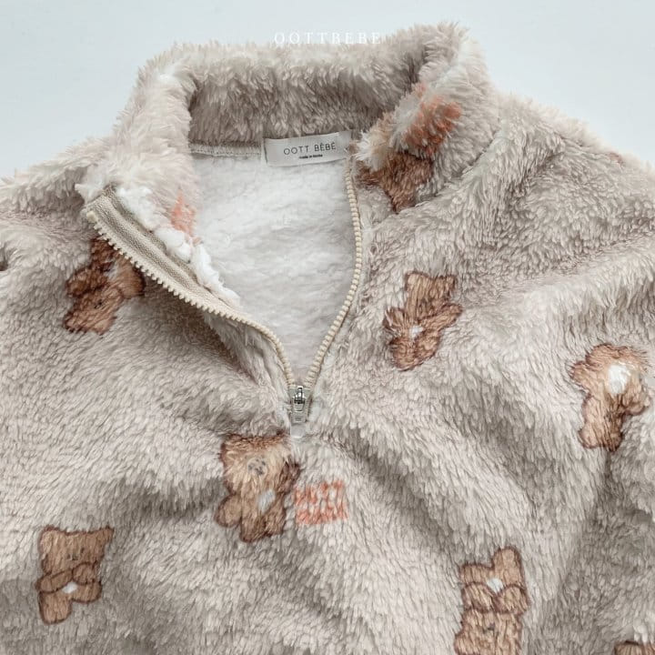 OOTT BEBE - Korean Children Fashion - #Kfashion4kids - Cozy Anorak Top Bottom Set - 9