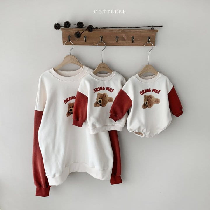 OOTT BEBE - Korean Children Fashion - #Kfashion4kids - Hello Bear Bodysuit - 10