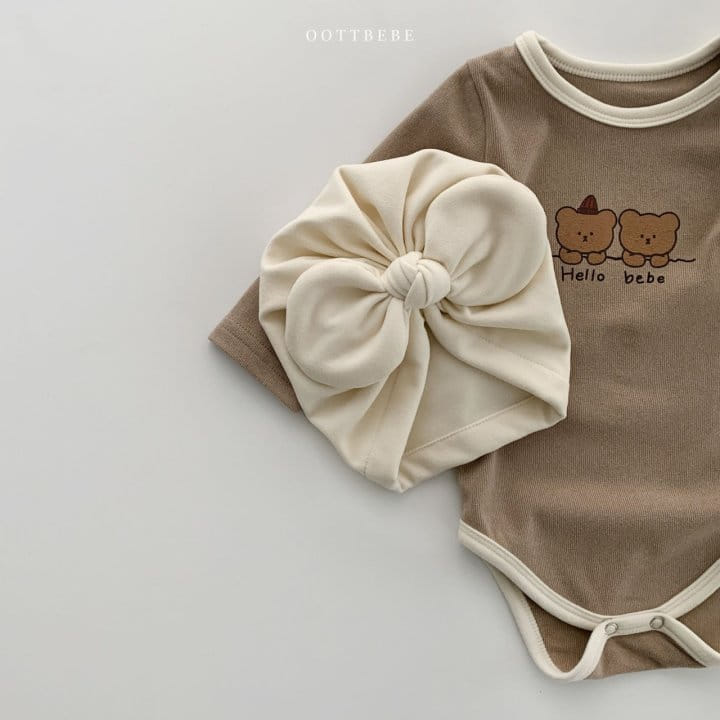 OOTT BEBE - Korean Children Fashion - #Kfashion4kids - Winter Bear Bodysuit - 5