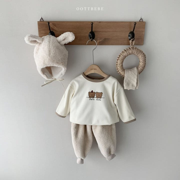 OOTT BEBE - Korean Children Fashion - #Kfashion4kids - Winter Bear Tee - 2
