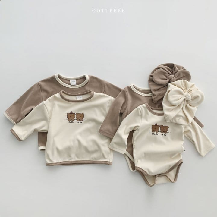 OOTT BEBE - Korean Children Fashion - #Kfashion4kids - Winter Bear Tee - 8