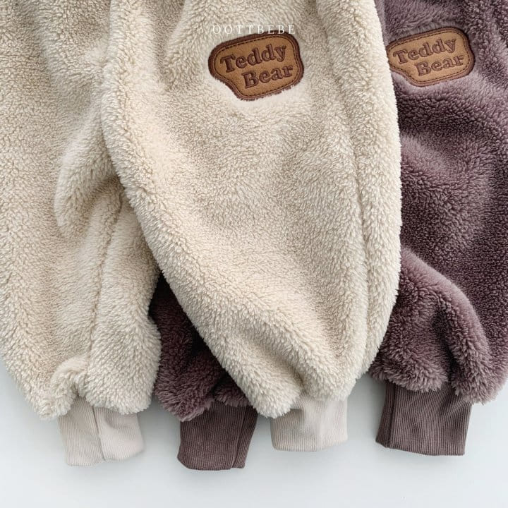 OOTT BEBE - Korean Children Fashion - #Kfashion4kids - Teddy Bear Fluffy Pants