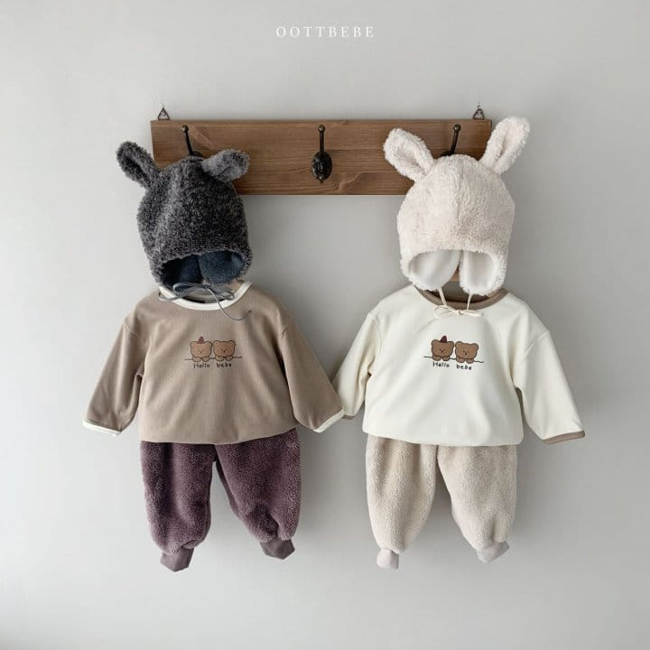 OOTT BEBE - Korean Children Fashion - #Kfashion4kids - Teddy Bear Fluffy Pants - 11