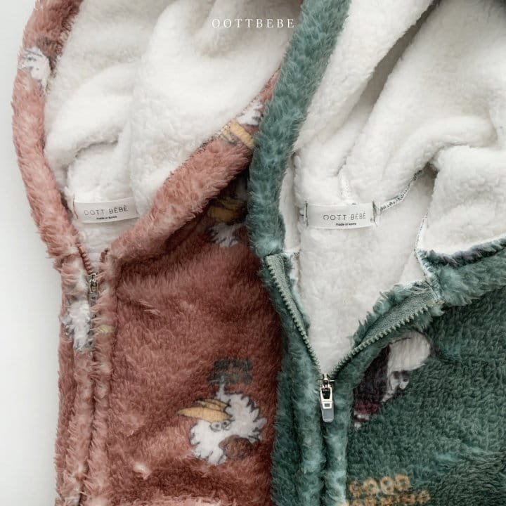 OOTT BEBE - Korean Children Fashion - #Kfashion4kids - Sketch Hoody Zip-up - 11
