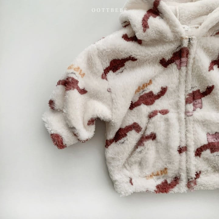 OOTT BEBE - Korean Children Fashion - #Kfashion4kids - Sketch Hoody Zip-up - 12