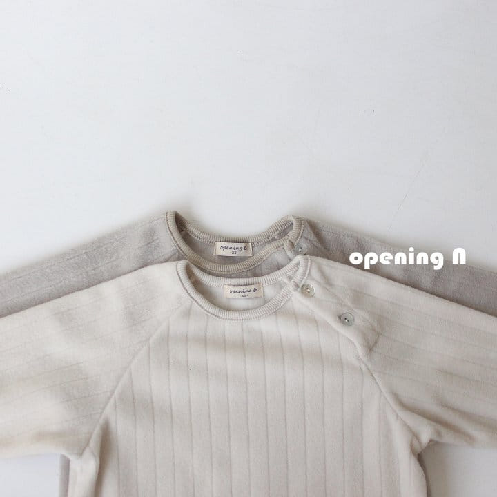 OPENING & - Korean Children Fashion - #Kfashion4kids - Shucream Button Tee - 3