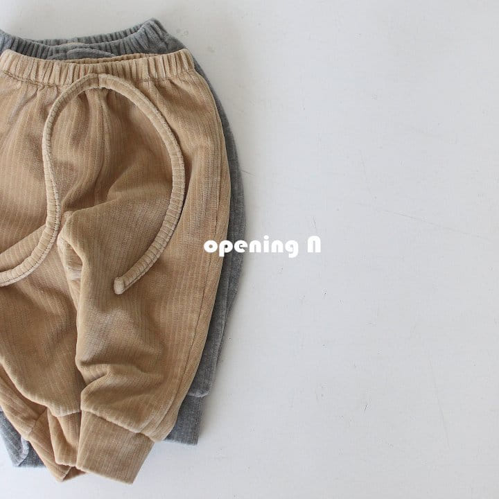 OPENING & - Korean Children Fashion - #Kfashion4kids - Cotton velour Pants - 6