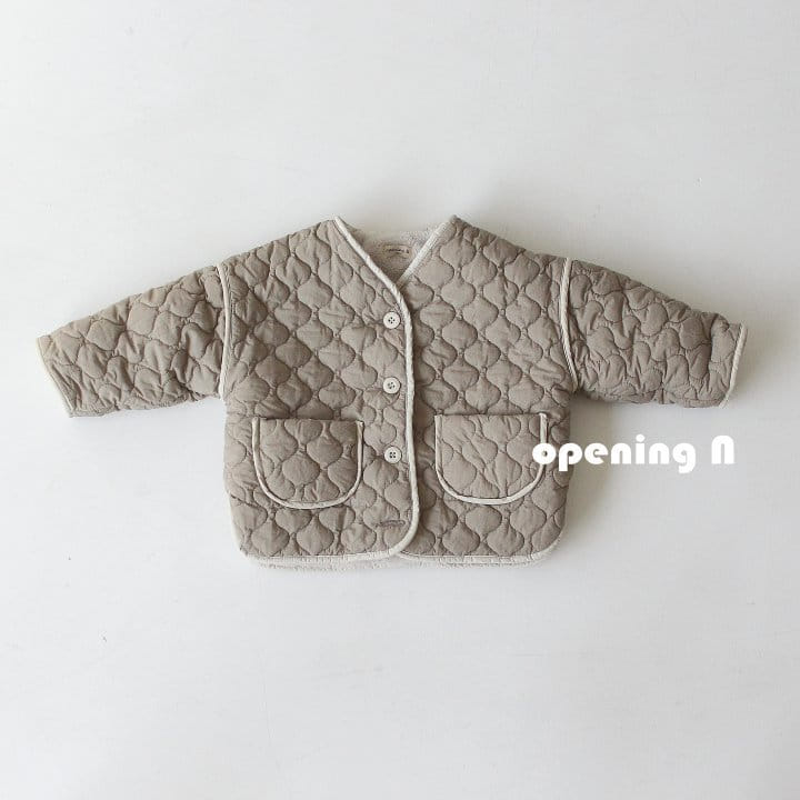 OPENING & - Korean Children Fashion - #Kfashion4kids - Pigment Quilting Jumper