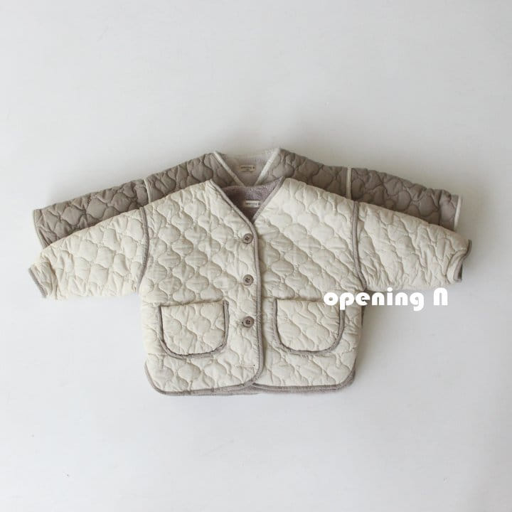 OPENING & - Korean Children Fashion - #Kfashion4kids - Pigment Quilting Jumper - 2