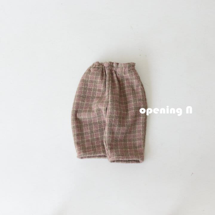 OPENING & - Korean Children Fashion - #Kfashion4kids - Raul Check Pants