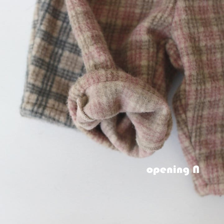 OPENING & - Korean Children Fashion - #Kfashion4kids - Raul Check Pants - 4