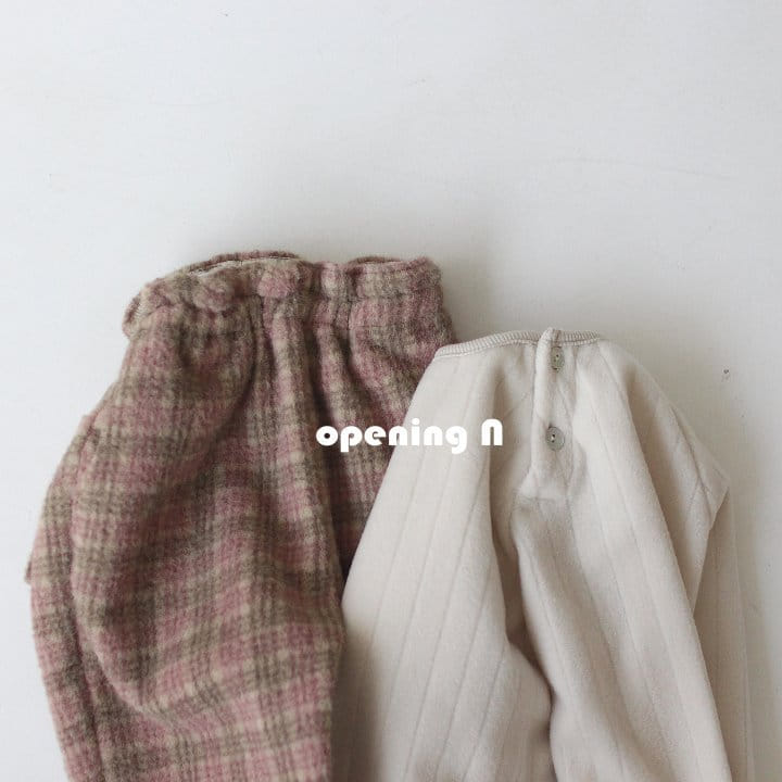 OPENING & - Korean Children Fashion - #Kfashion4kids - Raul Check Pants - 8