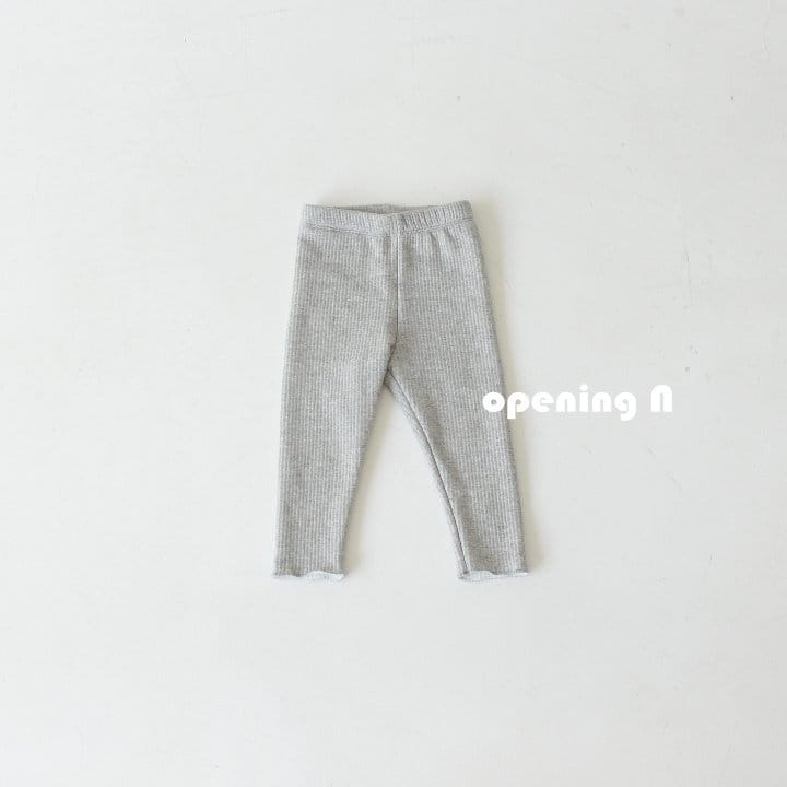 OPENING & - Korean Children Fashion - #Kfashion4kids - Soft Fluff Leggings - 3