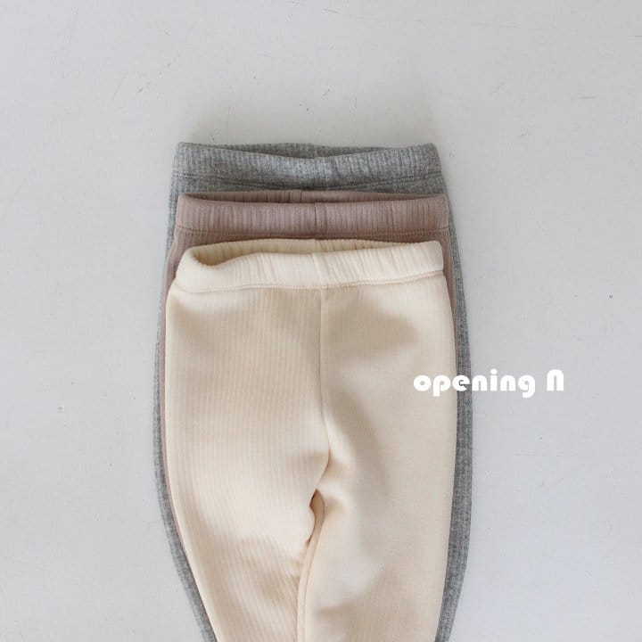 OPENING & - Korean Children Fashion - #Kfashion4kids - Soft Fluff Leggings - 4