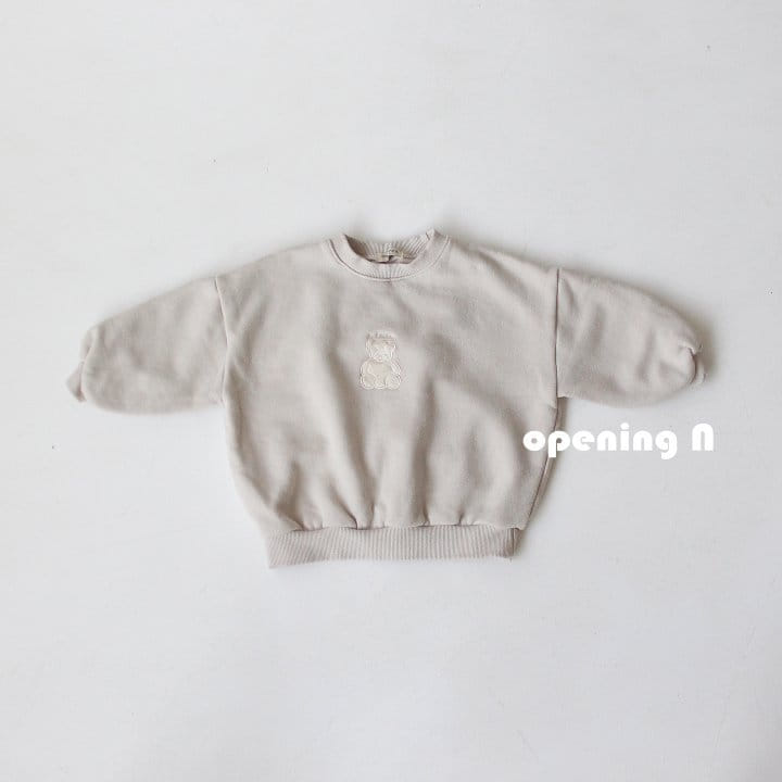 OPENING & - Korean Children Fashion - #Kfashion4kids - Mini Bear Sweatshirt - 4