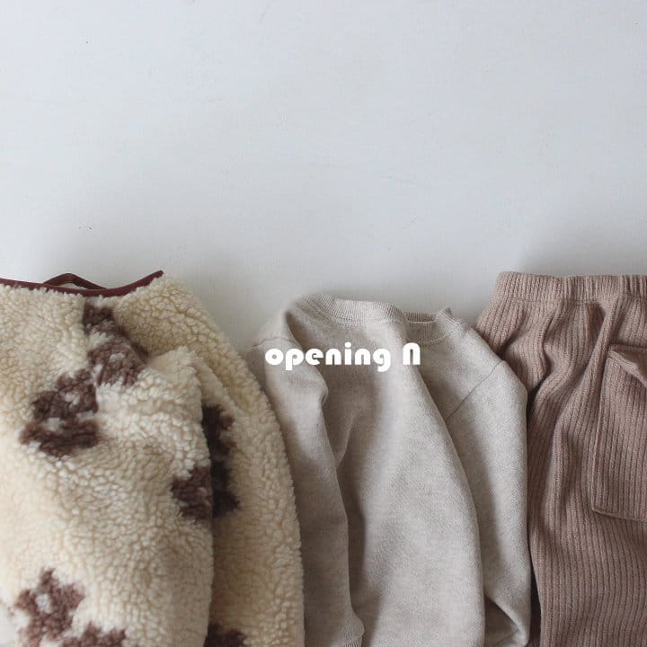 OPENING & - Korean Children Fashion - #Kfashion4kids - Knit Cargo Pants - 5