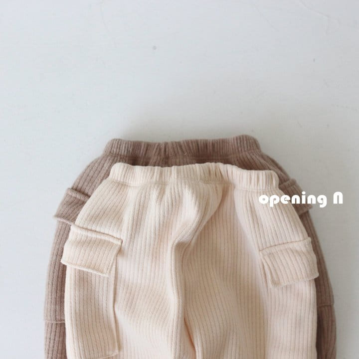 OPENING & - Korean Children Fashion - #Kfashion4kids - Knit Cargo Pants - 6