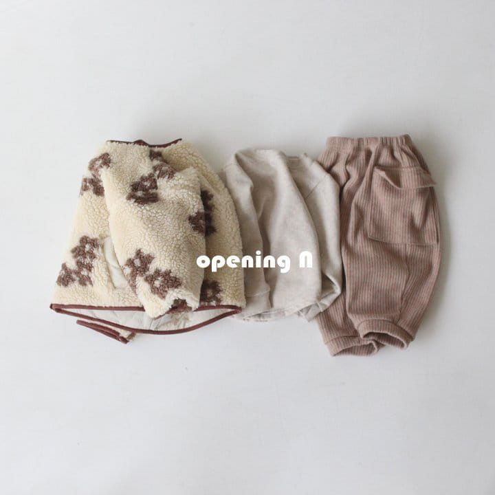 OPENING & - Korean Children Fashion - #Kfashion4kids - Mini Fleece Top - 6