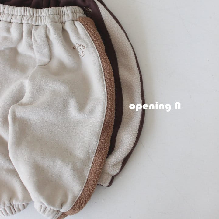 OPENING & - Korean Children Fashion - #Kfashion4kids - Smile Line Pants - 4