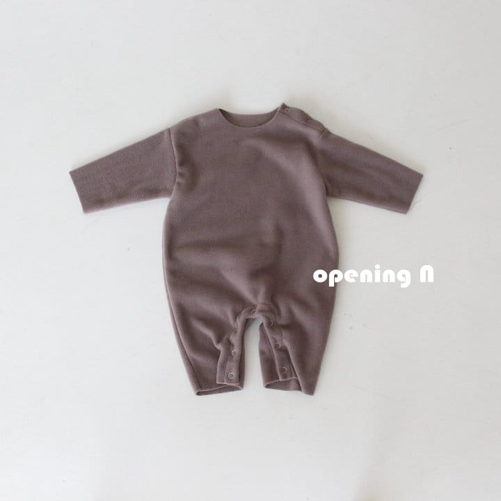 OPENING & - Korean Children Fashion - #Kfashion4kids - Fleece Bodysuit