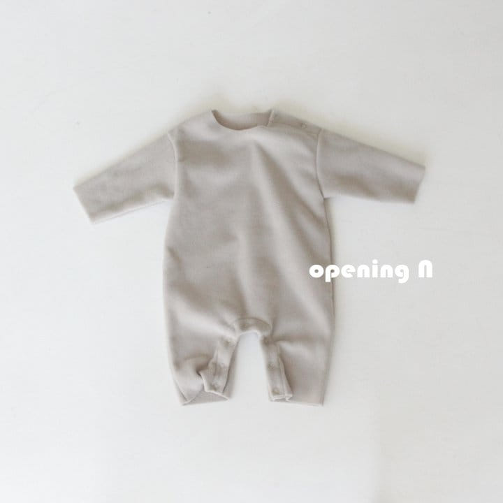 OPENING & - Korean Children Fashion - #Kfashion4kids - Fleece Bodysuit - 2