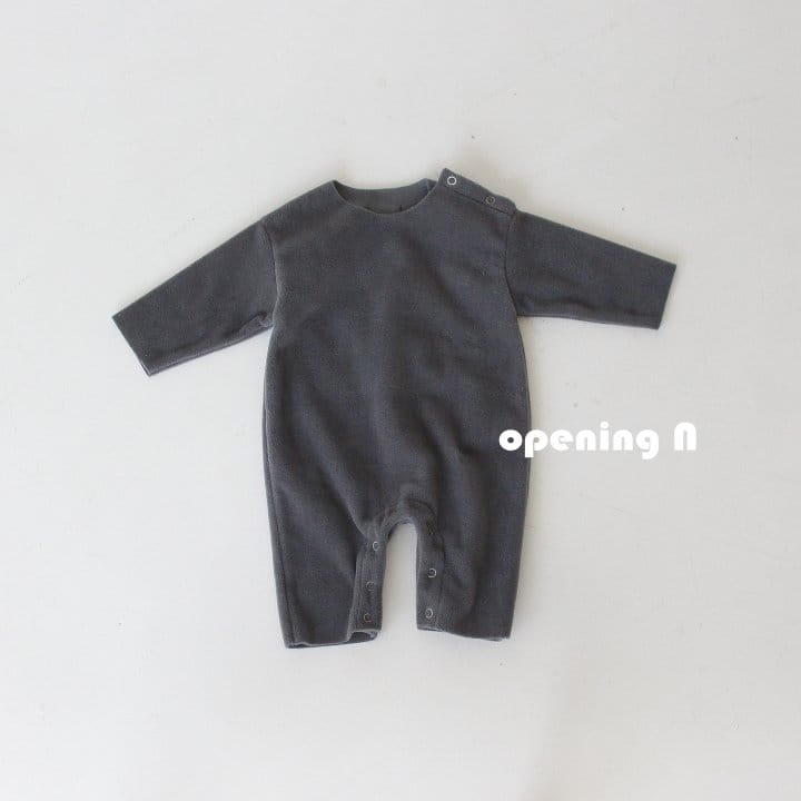 OPENING & - Korean Children Fashion - #Kfashion4kids - Fleece Bodysuit - 3
