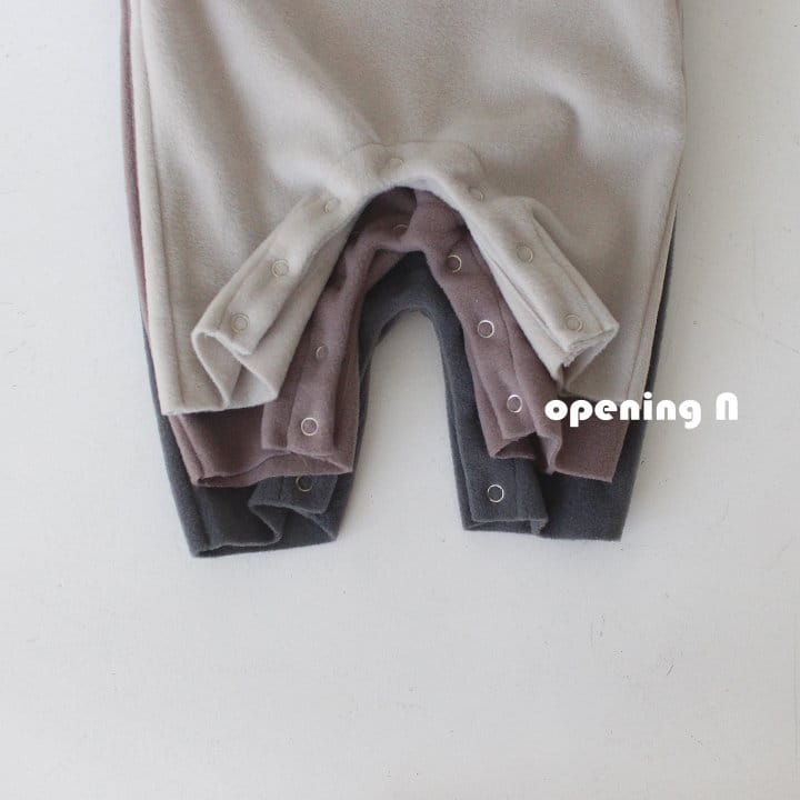 OPENING & - Korean Children Fashion - #Kfashion4kids - Fleece Bodysuit - 4