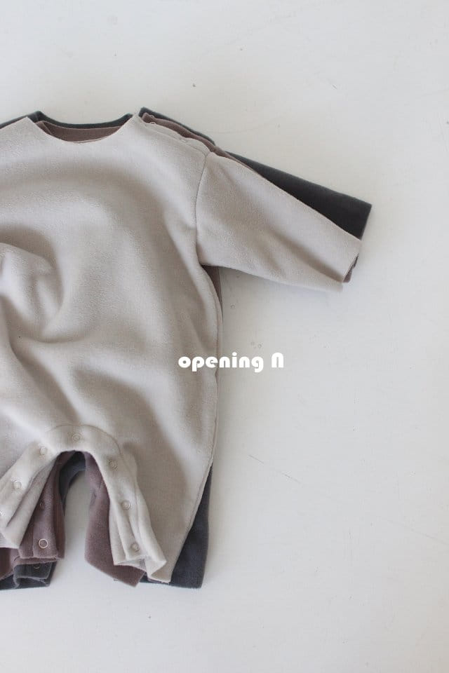 OPENING & - Korean Children Fashion - #Kfashion4kids - Fleece Bodysuit - 5
