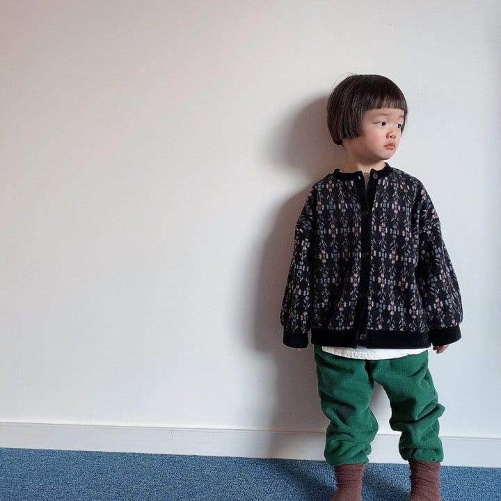 OTR - Korean Children Fashion - #Kfashion4kids - Stemp Fleece Pants