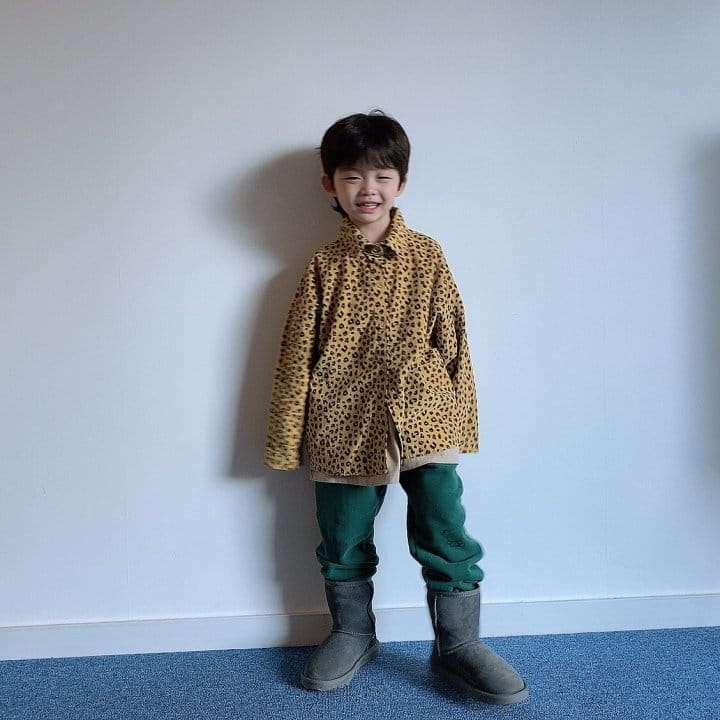 OTR - Korean Children Fashion - #Kfashion4kids - Stemp Fleece Pants - 10