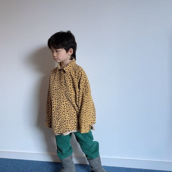 OTR - Korean Children Fashion - #Kfashion4kids - Stemp Fleece Pants - 6