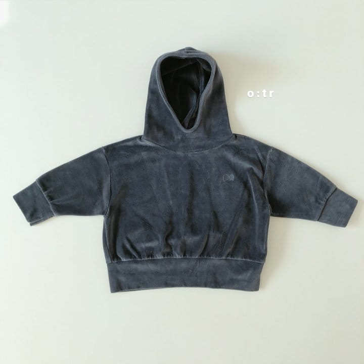 OTR - Korean Children Fashion - #Kfashion4kids - Pr Veloure Hoody - 2