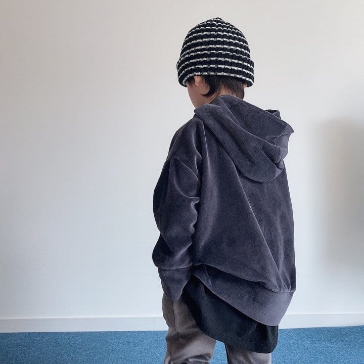 OTR - Korean Children Fashion - #Kfashion4kids - Pr Veloure Hoody - 4