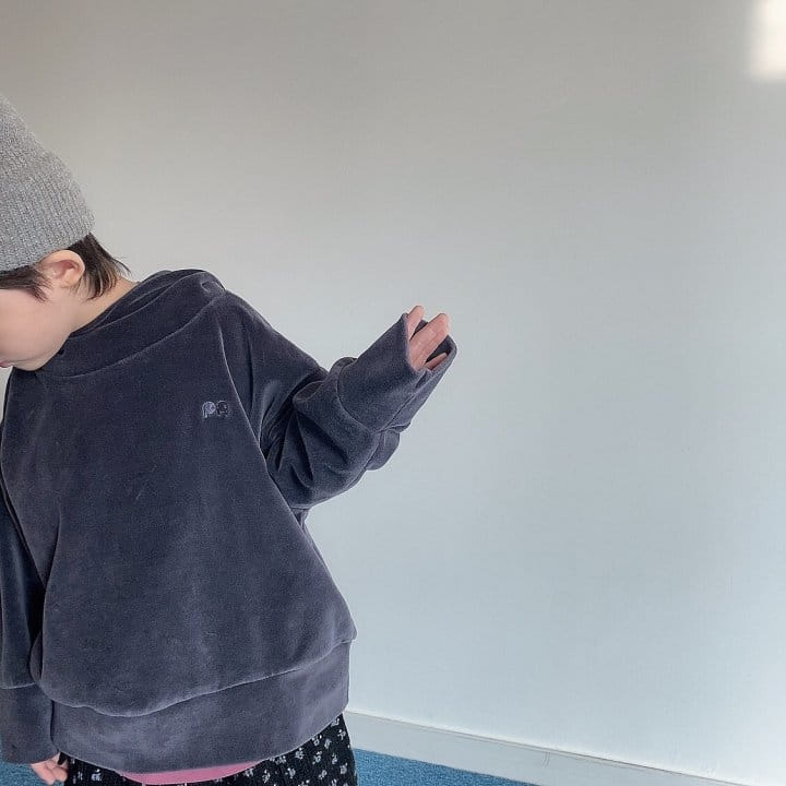 OTR - Korean Children Fashion - #Kfashion4kids - Pr Veloure Hoody - 8